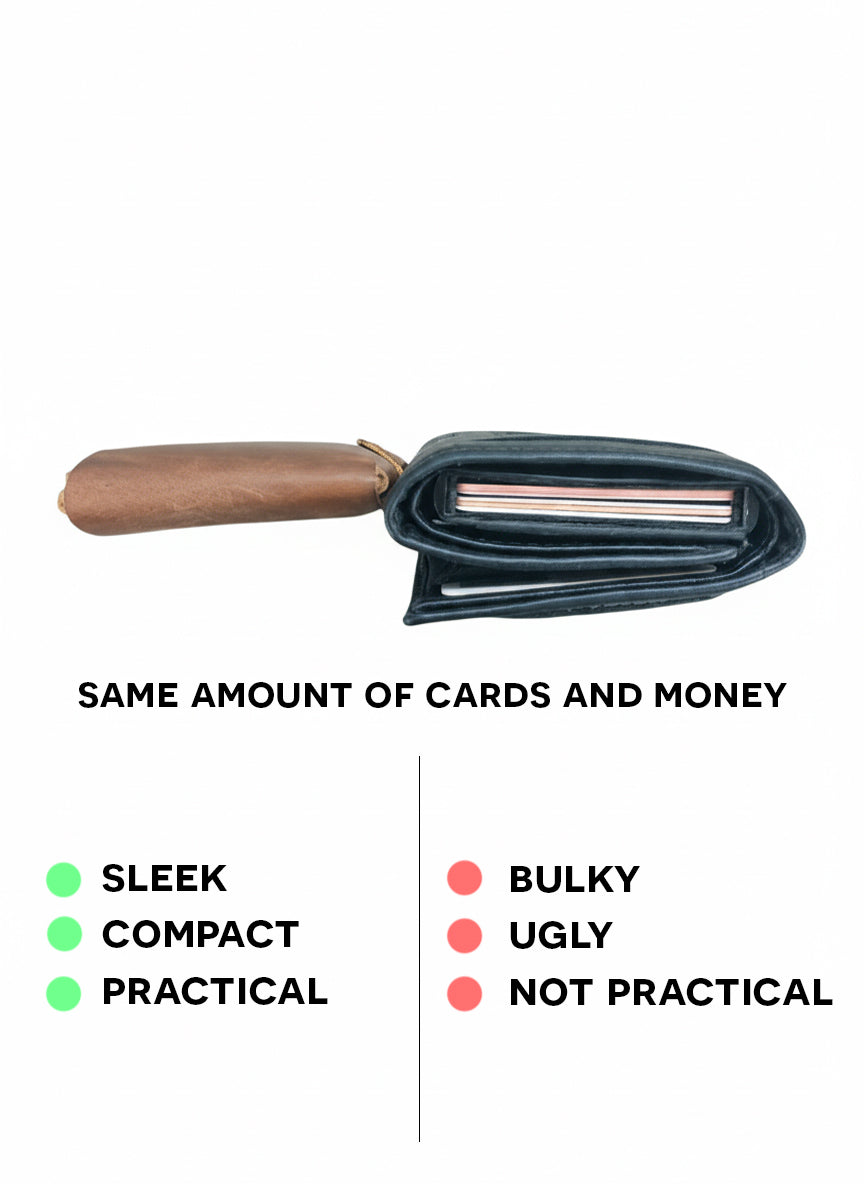 Ultra Minimalist Genuine Leather Wallet